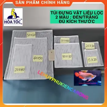 Túi Đựng Vật Liệu Lọc Có khóa Kéo Đủ Kích Thước 15x20cm, 20x30cm, 30x40cm, 40x50cm