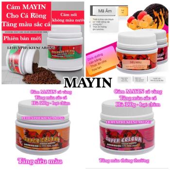 Thức Ăn Siêu Tăng Màu Cá Rồng Và Cá Vàng Mayin Arowana colour Feed 200g 380g 500gr - Cám Tăng Màu Cho Cá Rồng - Cá Vàng