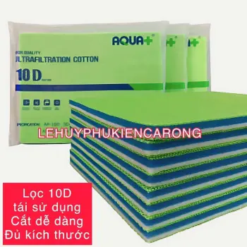 Bông Lọc 10D Lọc Cặn Bẩn Tái Sử Dụng Hiểu Quả Tốt Cho Hồ Cá Cảnh