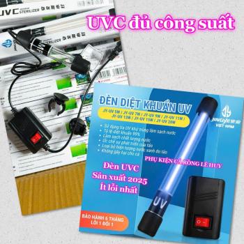 Đèn UVC Hồ Cá JINGYE 5W đến 20W Diệt Tảo Diệt Khuẩn Hồ Cá Hàng CTY Bảo Hành 6 Tháng