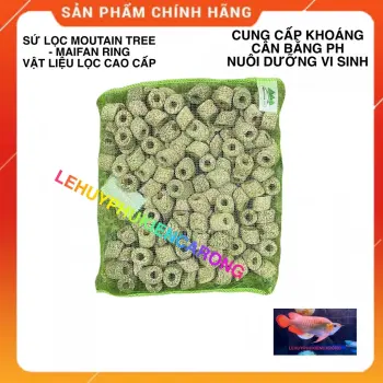 Sứ Lọc Bể Cá Maifan Ring Mountain Tree - Sứ Lọc Cao Cấp - Khử NO2, NH3 Và Các Kim Loại Nặng