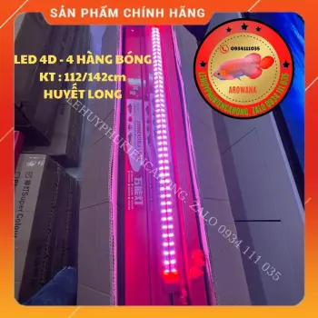 Đèn LED T10 HUYẾT LONG - BỐI VÀNG 4 Hàng Bóng - Sản Phẩm Mới - Trải Nghiệm Thực Tế Rất Đẹp Kích Thước 92cm 112cm 142cm
