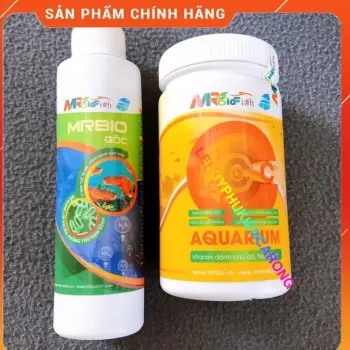 Combo Men Vi Sinh Bể Cá Mr Bio Gốc và Vitamin C - Aquarium Bộ Đôi Hoàn Hảo Cho Hồ Cá Của Bạn