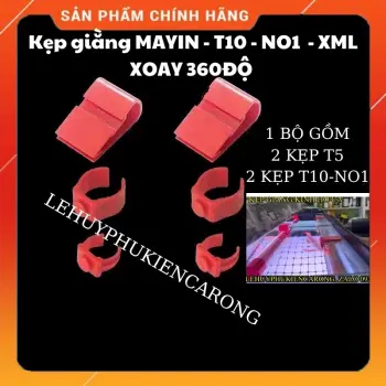 Kẹp Đèn Treo Giằng đèn Hồ Cá Màu Đỏ Cho Bóng MAYIN, T5, XML, T8, T10 No1 Đủ Loại Bóng