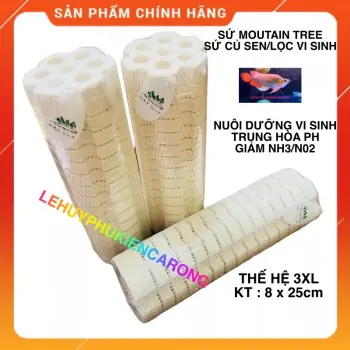 Sứ Lọc Bể Cá Củ Sen - Sứ Mountain Tree Thế Hệ I II II - Vật Liệu Lọc Cao Cấp Giành Cho Hồ Cá  4.9  162 đánh giá 2,