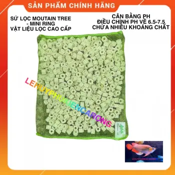 Sứ Lọc Bể Cá MINI Ring - Sứ Lọc Cao Cấp Của Mountain Tree Giúp Cân Bằng PH, Chứa Nhiều Khoáng Chất