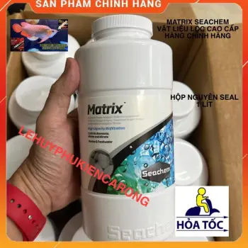 MATRIX SEACHEM Hộp 1 Lít - Vật Liệu Lọc Cao Cấp Cho Hồ Cá Hàng Cty Chính Hãng