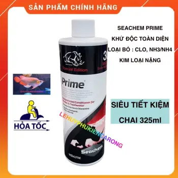 Seachem Prime Chai 325ml Dung Dịch Khử Nước TOÀN DIỆN Cho Bể Cá Cảnh - Có Tem Chính Hãng