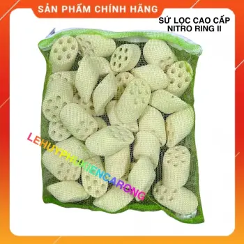 Sứ Lọc Bể Cá Nitro Ring II - Sứ Lọc Cao Cấp Của Mountain Tree Khử NH3/NO2 Và Các Kim Loại Nặng