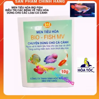 Men Tiêu Hóa Cho Cá Bio - Fish MV Gói 10 gram Hàng Công Ty