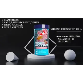 High Active Khoáng Chất Dành Cho Cá Rồng, Cá Hổ Và Cá La Hán Hủ 100g