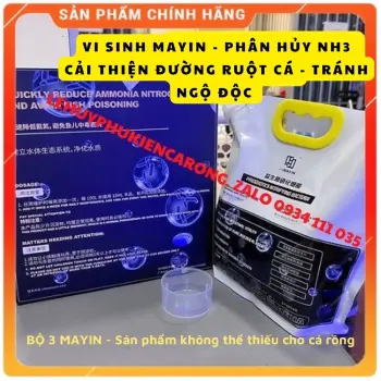 Men Tiêu Hóa Cải Thiện Đường Ruột Cho Cá Cảnh, Cá Rồng, Cá Koi Thương Hiệu MAYIN Chai 1500ml
