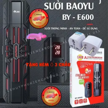Sưởi BAOYU E300 Công Nghệ AI Tự Ngắt Chống Cạn Đủ Công Suất Cho Bể Cá