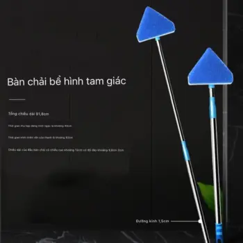 Cây Chà Hồ Vuông Và Tam Giác Có Thể Rút Ngắn Hoặc Dài 90cm