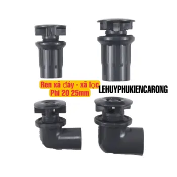 Ren Xả Đáy, Xả Lọc Màu Đen Phi 20 25mm Chuyên Dùng Cho Hồ Cá