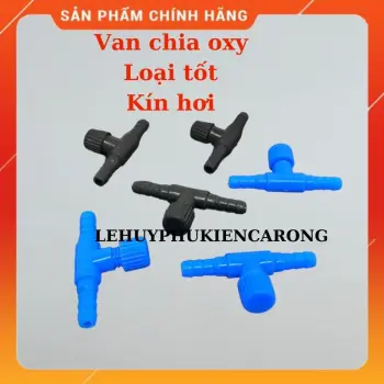 Van Oxy Xanh Hồ Cá Loại Tốt, Có Khấc Giữ Dây Chắc Chắn và Kín Hơi