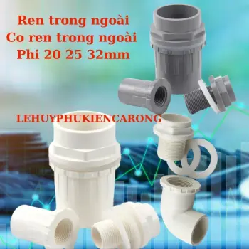 Ren Trong Ren Ngoài Phi 20 25 32mm Phụ Kiện Hồ Cá