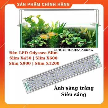 Đèn LED Odyssea Slim X450 | Slim X600 | Slim X900 | Đèn Led Odysea Slim X1200 Ánh Sáng Trắng, Porm, Tanning Cá