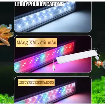 Đèn Led Máng XuanMeiLong Đổi Màu Siêu Đẹp Tiết Kiệm Điện Đèn Led XML Cho Bể Cá Thủy Sinh Đủ Kích Thước