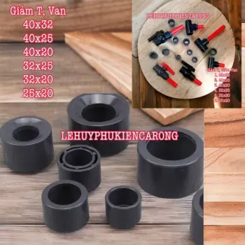 Giảm Thẳng Màu Đen Nối Vào Ren, Co, Lơ / Thu Ống Giành Cho Thi Công Hồ Cá