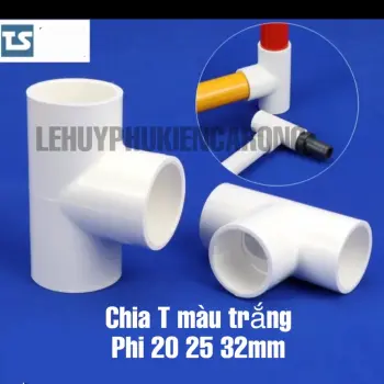 Chia T Màu Trắng Phi 20 25 32 40mm Chuyên Dùng Cho Hồ Cá