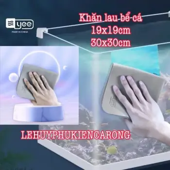 Khăn Lau Bể Cá Chuyên Dụng YEE, Không Bám Lông, Xù Lông, Không Làm Xước Kính Giành Cho Hồ Cá - Hồ Thủy Sinh