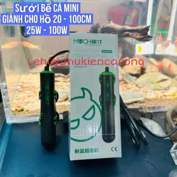 Sưởi Bể Cá Mini - Thương hiệu MOCH Giành Cho Hồ Cá Dưới 1 Mét