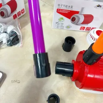 Răng Trong Màu Đen phi 20 25 32mm Lắp Vào Máy Bơm Hồ Cá