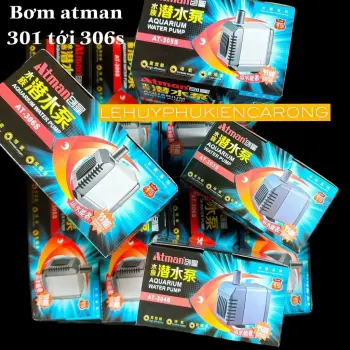 Bơm ATMAN AT-301S | 302S | 303S | 304S | 305S | 306S - Dòng Bơm Thế Hệ Mới Mạnh Mẽ, Tiết Kiệm Điện