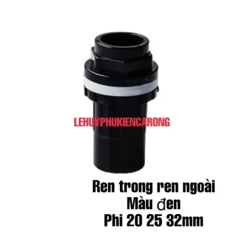 Ren Trong Ren Ngoài Màu Đen Phi 20 25 32 40mm Phụ Kiện Hồ Cá