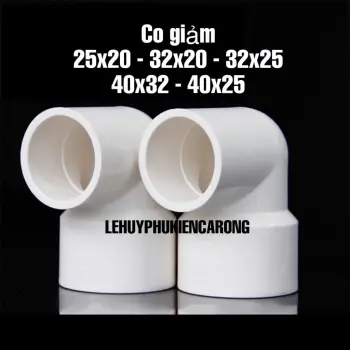 Co Giảm Màu Trắng Phi 32x25, 32x20, 25x20, 40x32, 40x25mm Chuyên Dùng Cho Hồ Cá
