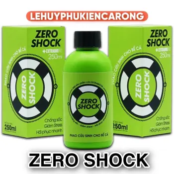ZERO SHOCK Phao Cứu Sinh Cho Bể Cá Chai 250ml