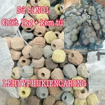 Sứ 3D No1 Vật Liệu Lọc Cao Cấp Bao 20kg Giành Cho Bề Cá