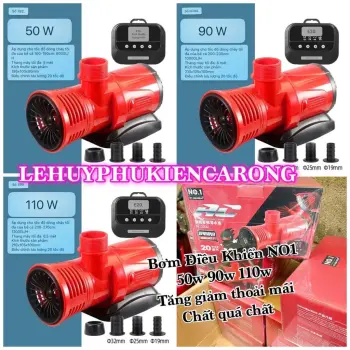 BƠM BỂ CÁ NO1 CÔNG NGHỆ MỚI CÓ BẲNG ĐIỀU KHIỂN TĂNG GIẢM MỨC CÔNG SUẤT 50W 90W 110W GIÀNH CHO BỂ CÁ
