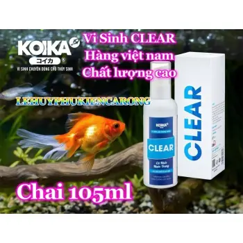 Vi Sinh KoiKa Clear Làm Trong Nước Cho Hồ Cá Chai 105ML