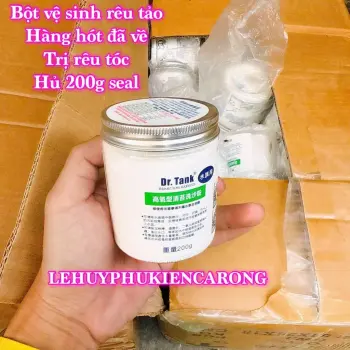 Bột Vệ Sinh Rêu Tảo - Đặc Trị Rêu Tóc Mr Tank Hủ 200g Seal Giành Cho Bể Cá