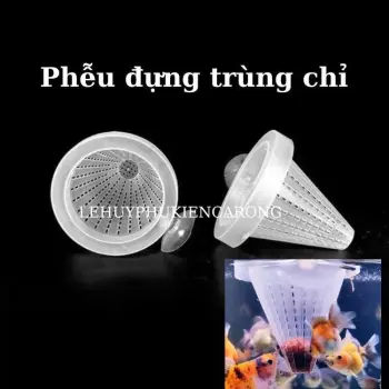 Rổ Đựng Trùng Chỉ, Phễu Đựng Thức Ăn Cho Hồ Cá