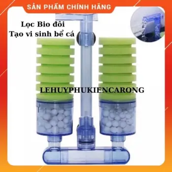 Bộ Lọc BIO Đôi XY2882 - Tạo Vi Sinh Cho Bể Cá Tặng Kèm Vật Liệu Lọc