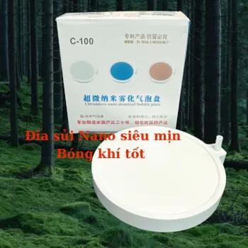 Đĩa Sủi OXY Cao Cấp Giành Cho Bể Cá Nano kích thước sủi 5cm, 8cm và 10cm