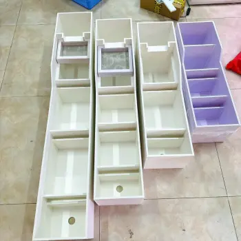 Lọc Tràn Trên (Giấu Bơm) Mũi Tàu + Khay Tách Phân Chất Liệu Nhựa Cứng FOMEX Cao Cấp