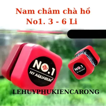 Nam Châm Chà Hồ Cá NO1, Dùng Cho Kính 3 - 6 Li Dễ Dàng Vệ Sinh Bể Cá