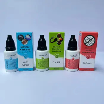 Anti stress Paraki.ll TopTop giải độc khẩn cấp, dưỡng cá lờ đờ, núp góc,túm lắc chai 20ml