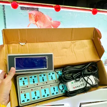 Ổ Cắm Điện Giành Cho Hồ Cá Tích Hợp Màn Hình Cảm Ứng Với 10 Ổ Cắm  5.0
