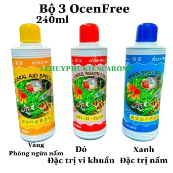 OCEAN FREE ĐỎ XANH VÀNG - PHÒNG NGỪA BỆNH CHO CÁ