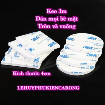 Keo 3m Đa Năng Dán mọi bề mặt Tròn và Vuông Dài 5cm Độ Đày 3mm Giành Cho Hồ Cá