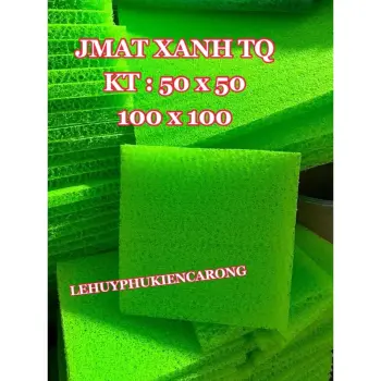 JMAT XANH LÁ NHẬP KÍCH THƯỚC 50x50 100x100 Tạo Vi Sinh Lọc Nước Bể Cá