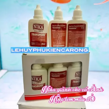 Chai Nika 28ml Dung Dịch Vận Chuyển Cho Cá Rồng Hàng Công Ty
