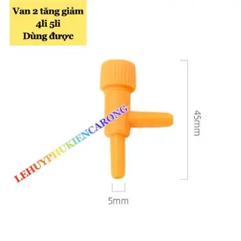 Van 2 Tăng Giảm Nhựa Màu Vàng Giành Cho Hồ Cá