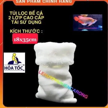 Túi Lọc Hồ Cá 2 Lớp - Túi Lông Mịn Kích Thước 18 x 35cm