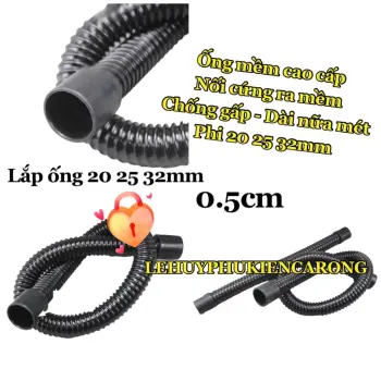 Ống Mềm Cao Cấp Dài Nữa Mét Nối Cứng Ra mềm Chống Gập - Dài Nữa Mét Lắp ống 20 25 32mm Giành Cho Hồ Cá